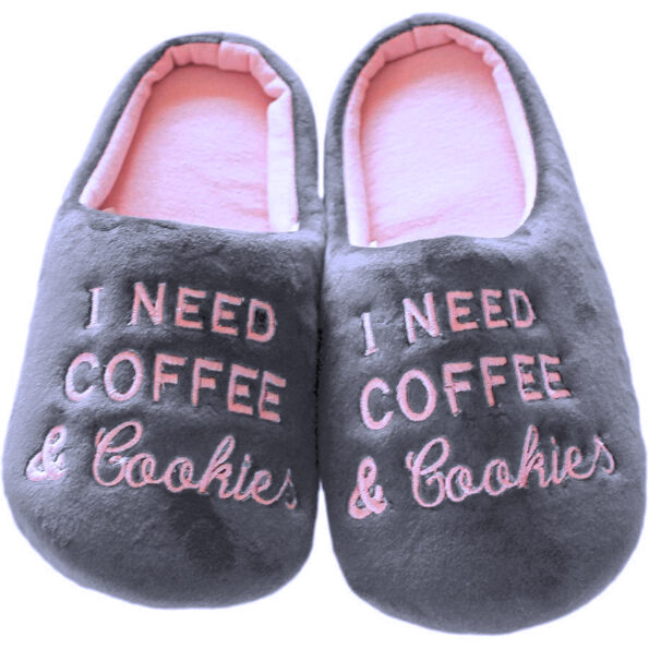 I need coffee and cookies slippers