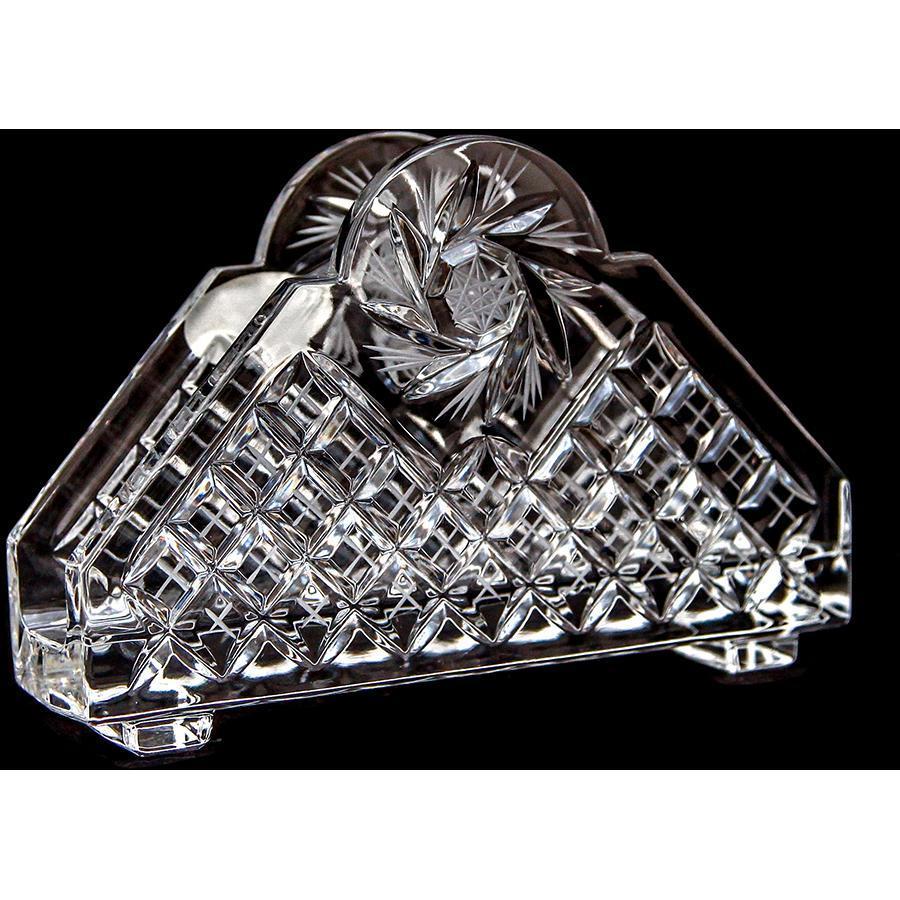 Bohemia Crystal Handkerchief Holder