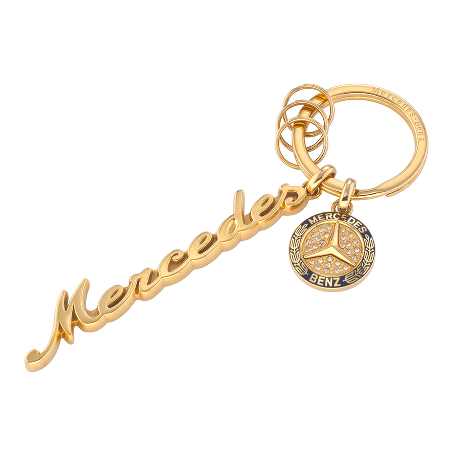 Key Ring Mercedes Classic Lettering