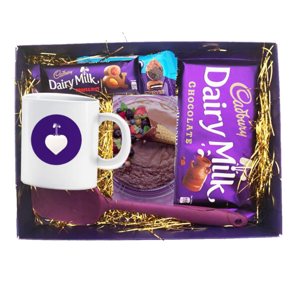 Cadbury Recipe BOX with mug- Mothers day basket-Recovered