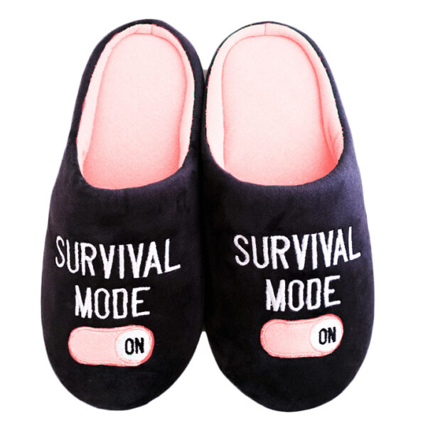 Survival mode slippers – Shib2 -Pink3