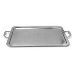 rectangular plain tray with handels