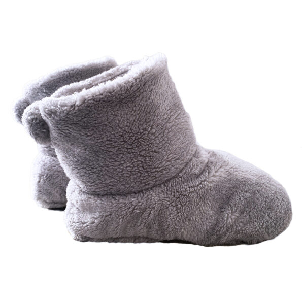 Grey Furry Boots – Slippers