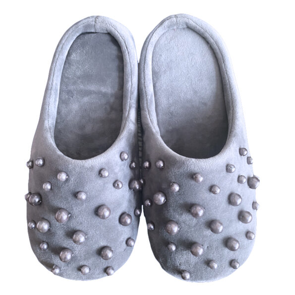 Grey pearls – Slippers copy