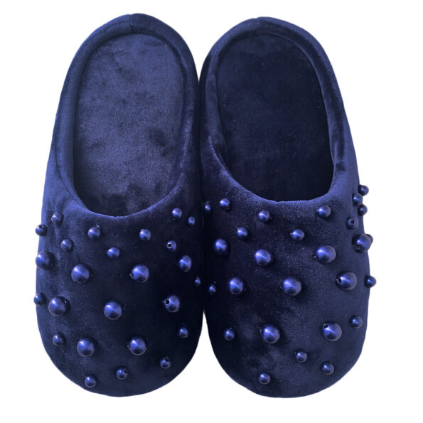 Navy pearls – Slippers