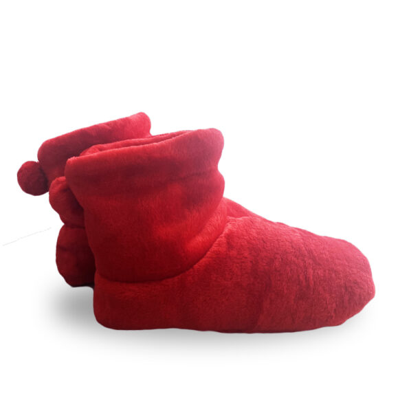 Red Furry Boots – Slippers