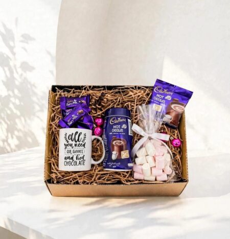 All You Need Is Hot Chocolate Basket - Cadbury