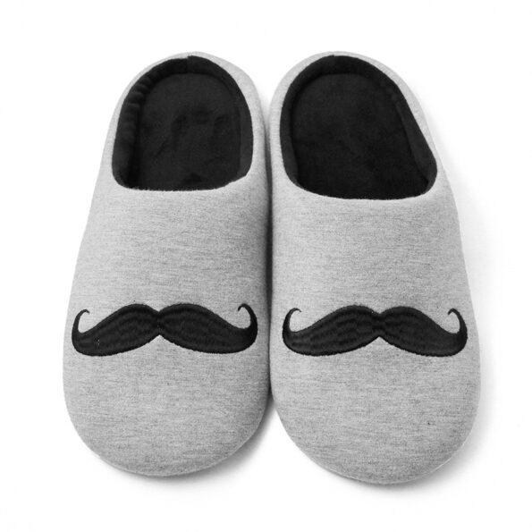 Mustache Slippers