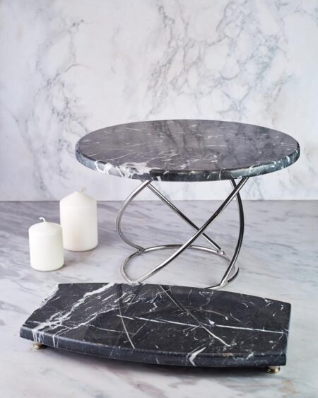 Grey Marble Serving Platter