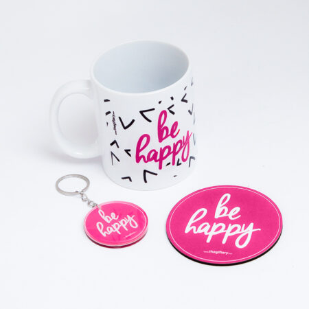 Be Happy Mug Set
