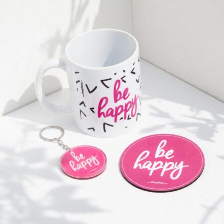 Be Happy Mug Set