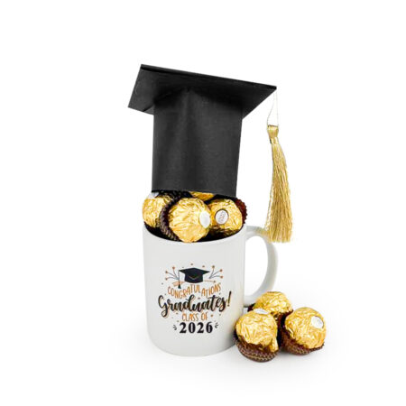 Chocolate Filled Graduation Mug