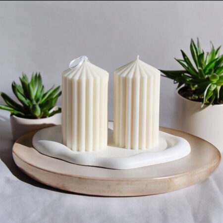 Striped Candle