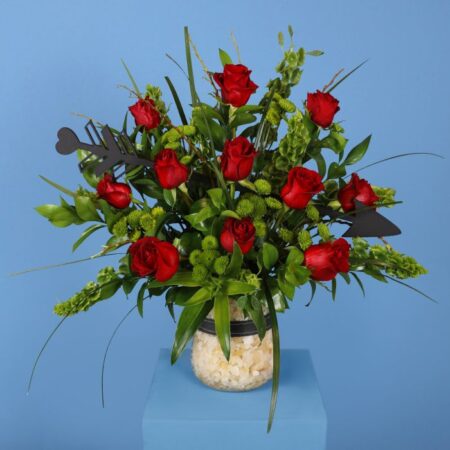 Struck By Love Flower Vase