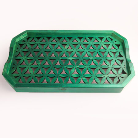Arquette Rectangular Tray Flower of Life