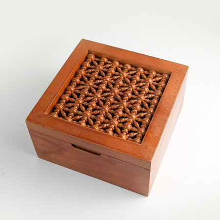 Square Arabesque Tea Box
