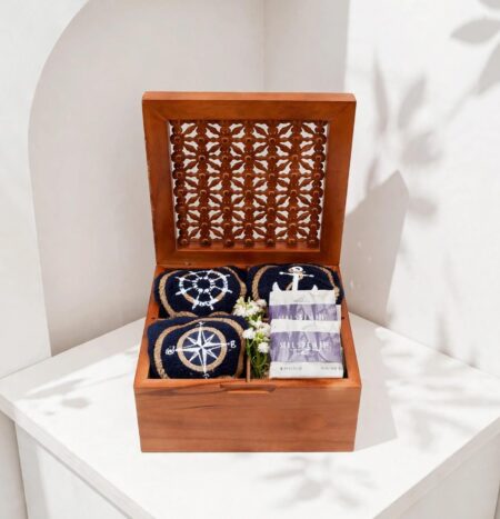 The Navy WoodenTowels  Box