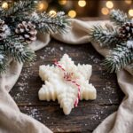 Large Snowflake Candle