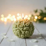 Rose Ball Candle