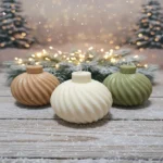 Swirl Ornament Candle Set