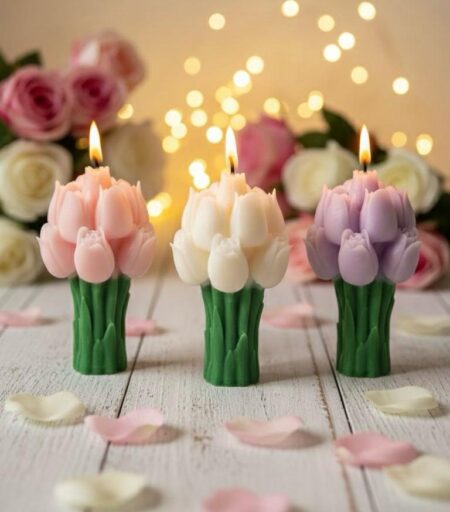 Spring Tulip Candle