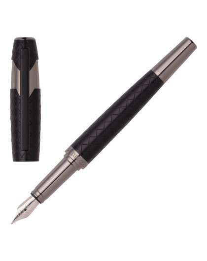 Hugo Boss Chevron Black Fountain Pen