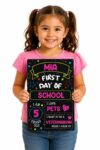 Cutomized First day of school